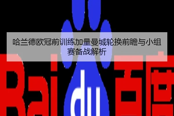 哈兰德欧冠前训练加量曼城轮换前瞻与小组赛备战解析
